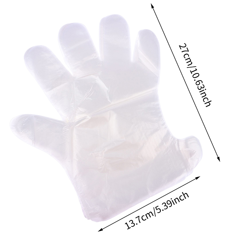 Foot Mask Peeling - 100 個使い捨て PE 空の手袋フットカバー透明靴カバーパラフィンバス角質除去フット & ハンドマスク治療バッグ