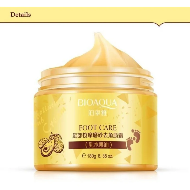 Foot Mask Peeling - BIOAQUA 24K ゴールド シアバターマッサージ クリーム ピーリング