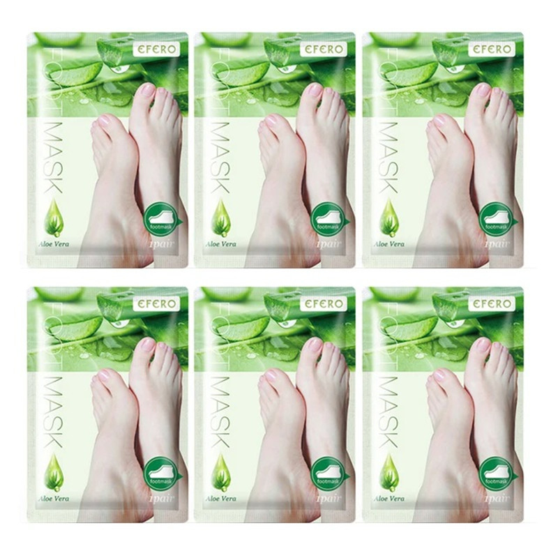 Foot Mask Peeling - 6 パック角質除去フットマスク足ピーリングマスクスパソックススムーズ角質リムーバー保湿フットマスク