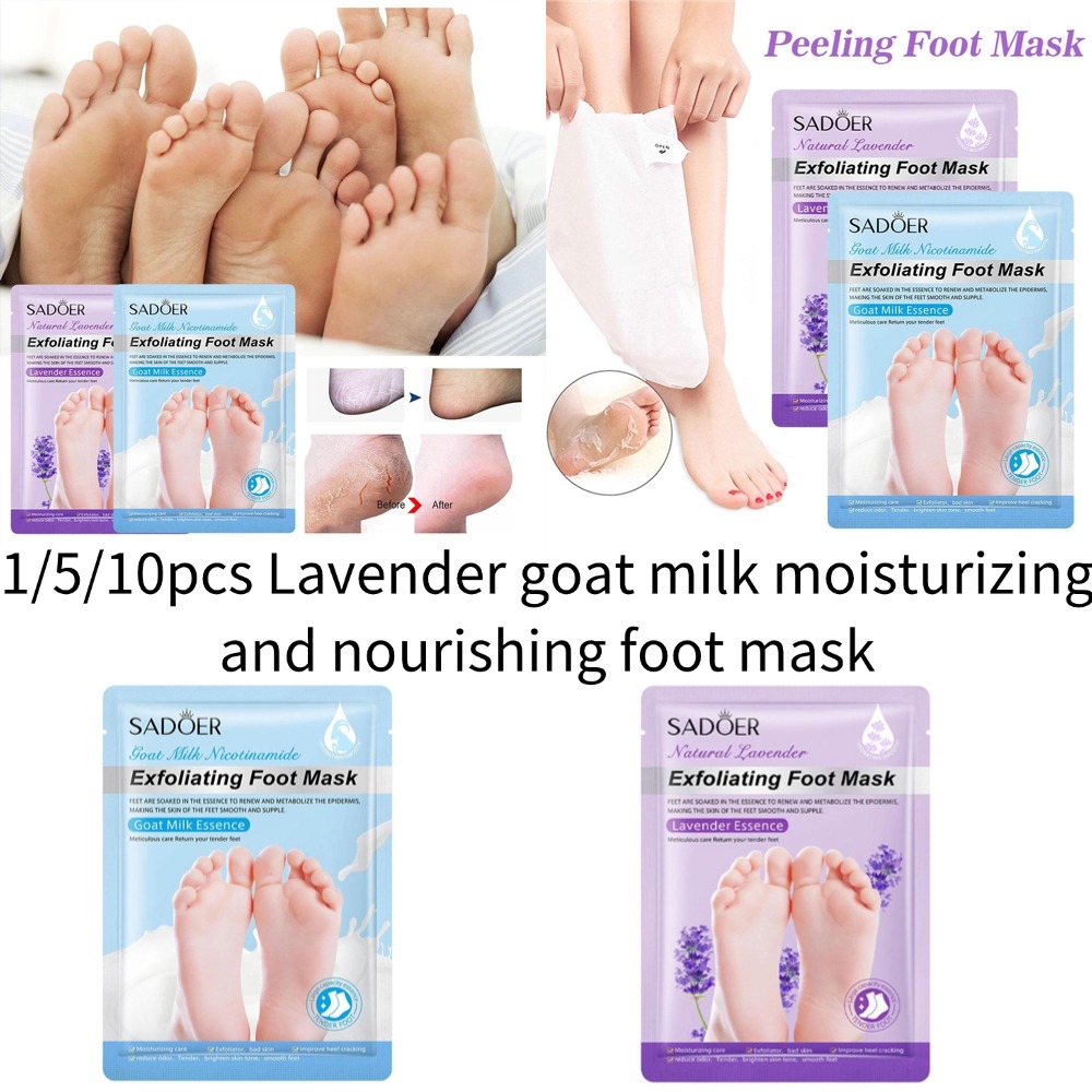 1/5/10 個 SADOER ラベンダーフットマスク保湿美 - Foot Mask Peeling のレビューと価格