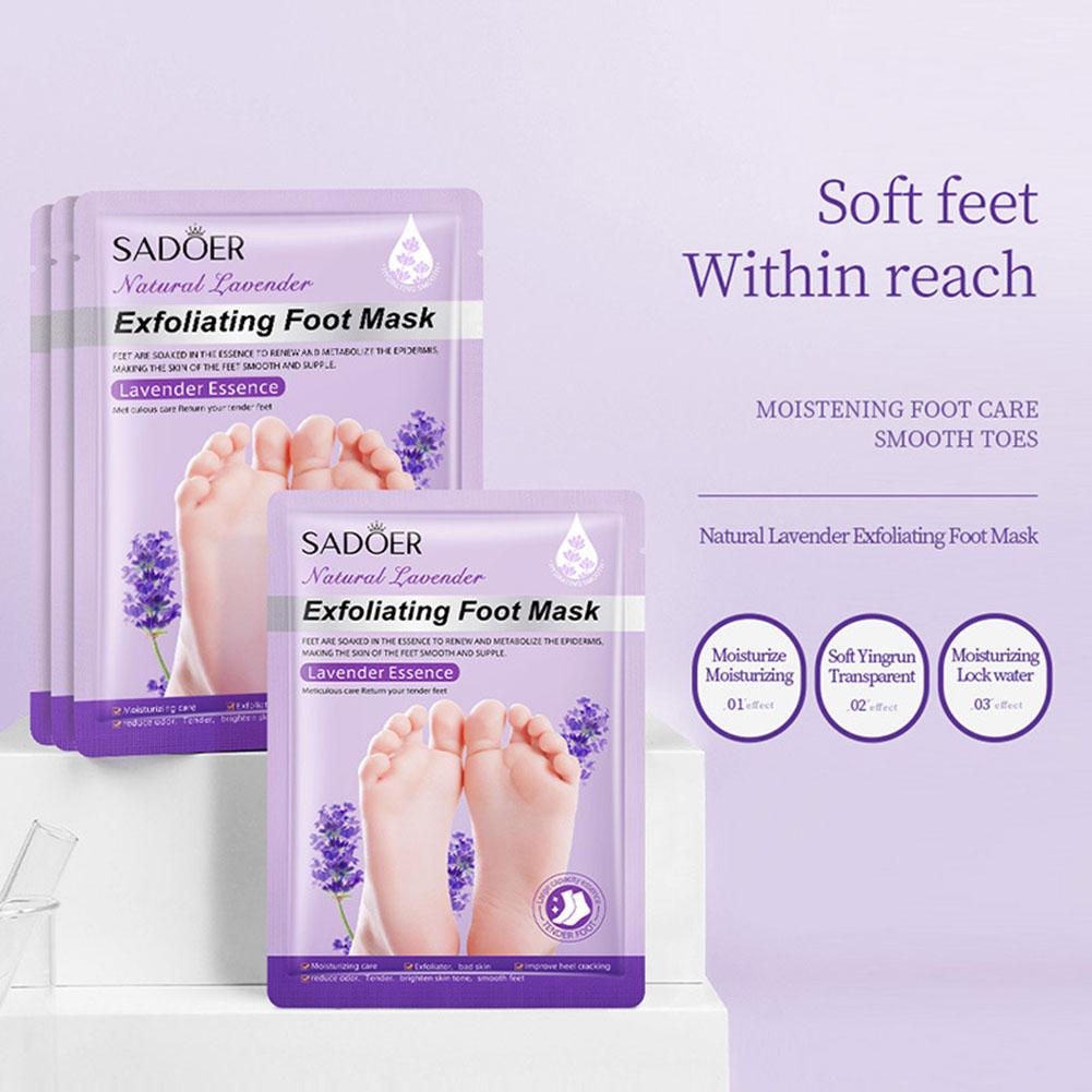 1/5/10 個 SADOER ラベンダーフットマスク保湿美 - Foot Mask Peeling のレビューと価格