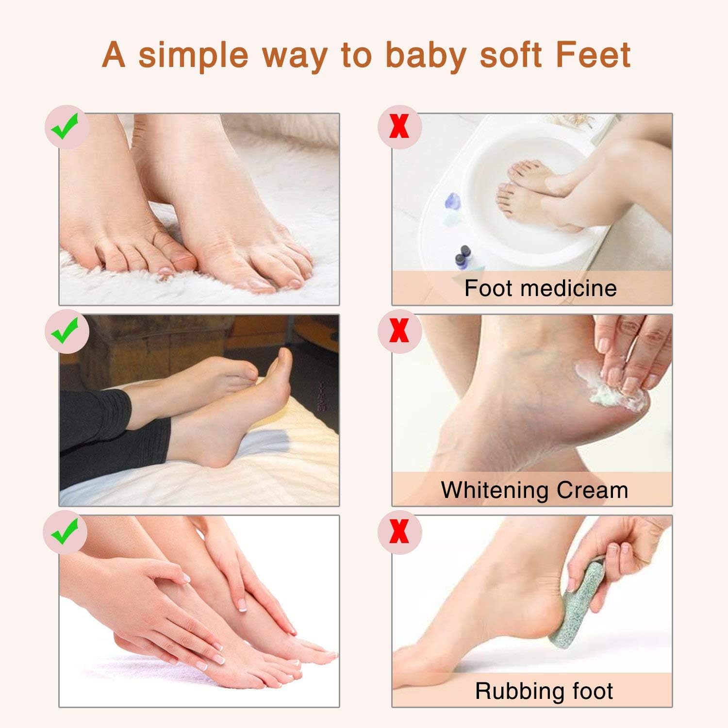 角質除去ピールカルス死皮フットマスクソックスリムーバースパス - Foot Mask Peeling のレビューと価格