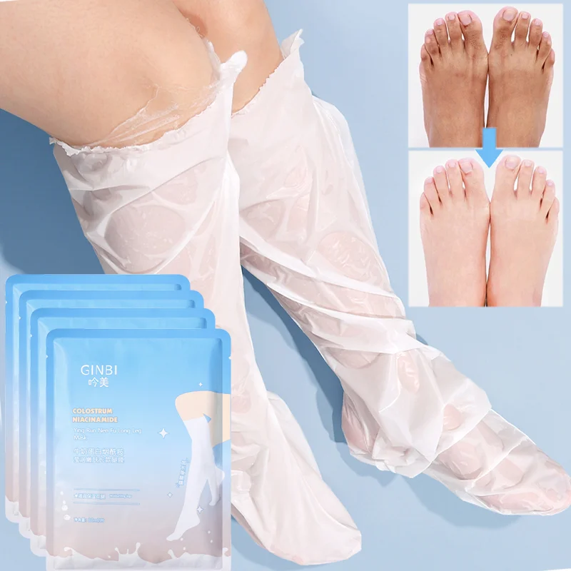 脚と足の保湿ソックス,長い靴下,角質除去,ひび割れ防止,古い - Foot Mask Peeling のレビューと価格
