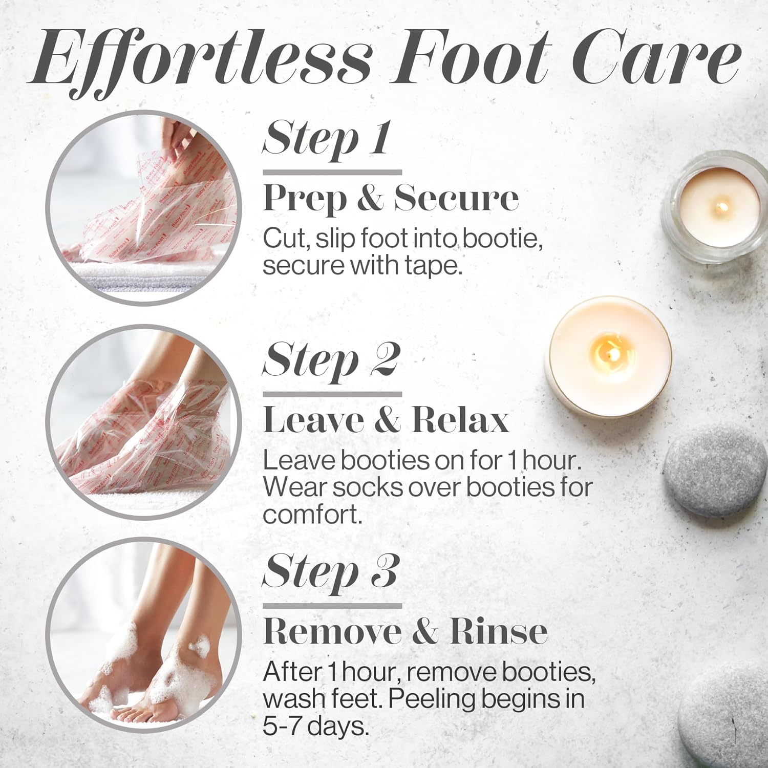 角質除去ピールカルス死皮フットマスクソックスリムーバースパス - Foot Mask Peeling のレビューと価格